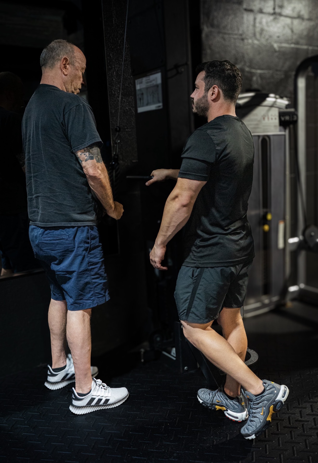 Trainer coaching a client at Prime Strength and Conditioning